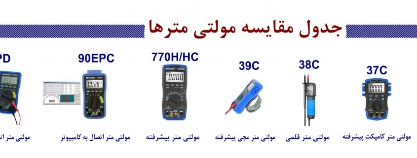ستونهای جدول مقایسه